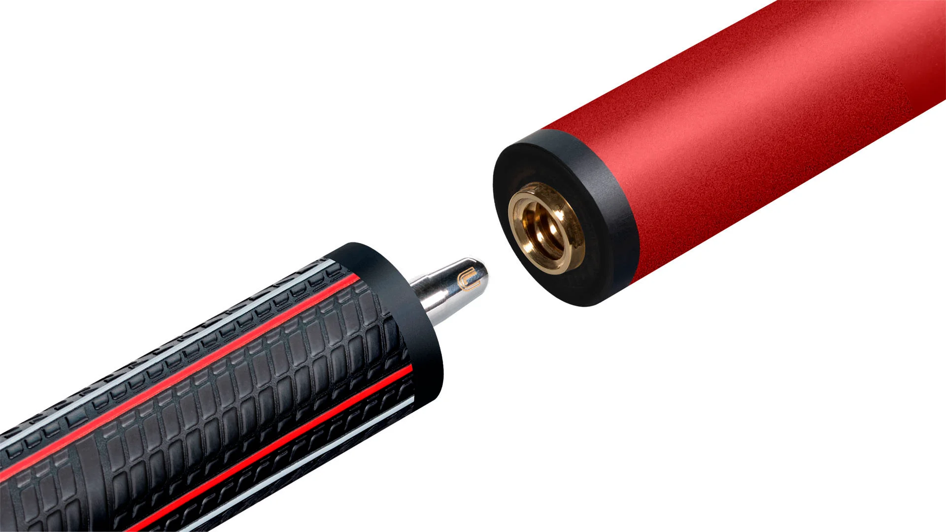 Predator Air Rush Red Jump Cue - Sport Wrap. Green, Black, Blue, Gold, - Image 3