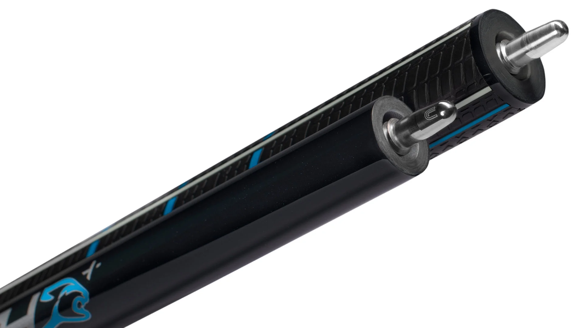 Predator BK Rush + Jump/Break Cue - Sport Wrap,White, Blue - Image 3