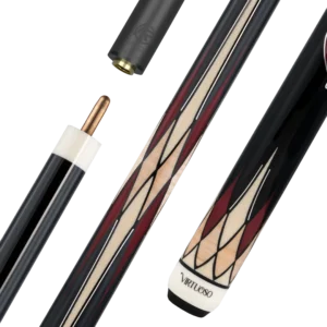 Predator CRM Virtuoso Black/Red 3-Cushion Carom Cue