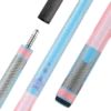 Poison Candy Sugar Pool Cue with Carbon Fiber Shaft - Pink/Light Blue - No Wrap